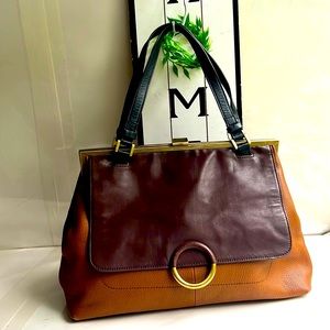 stunning SEQUOIA Paris  brown leather bag